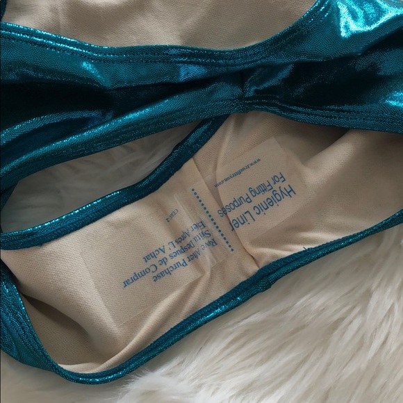 NEW Private Party blue mermaid one piece bikini - Picture 6 of 6